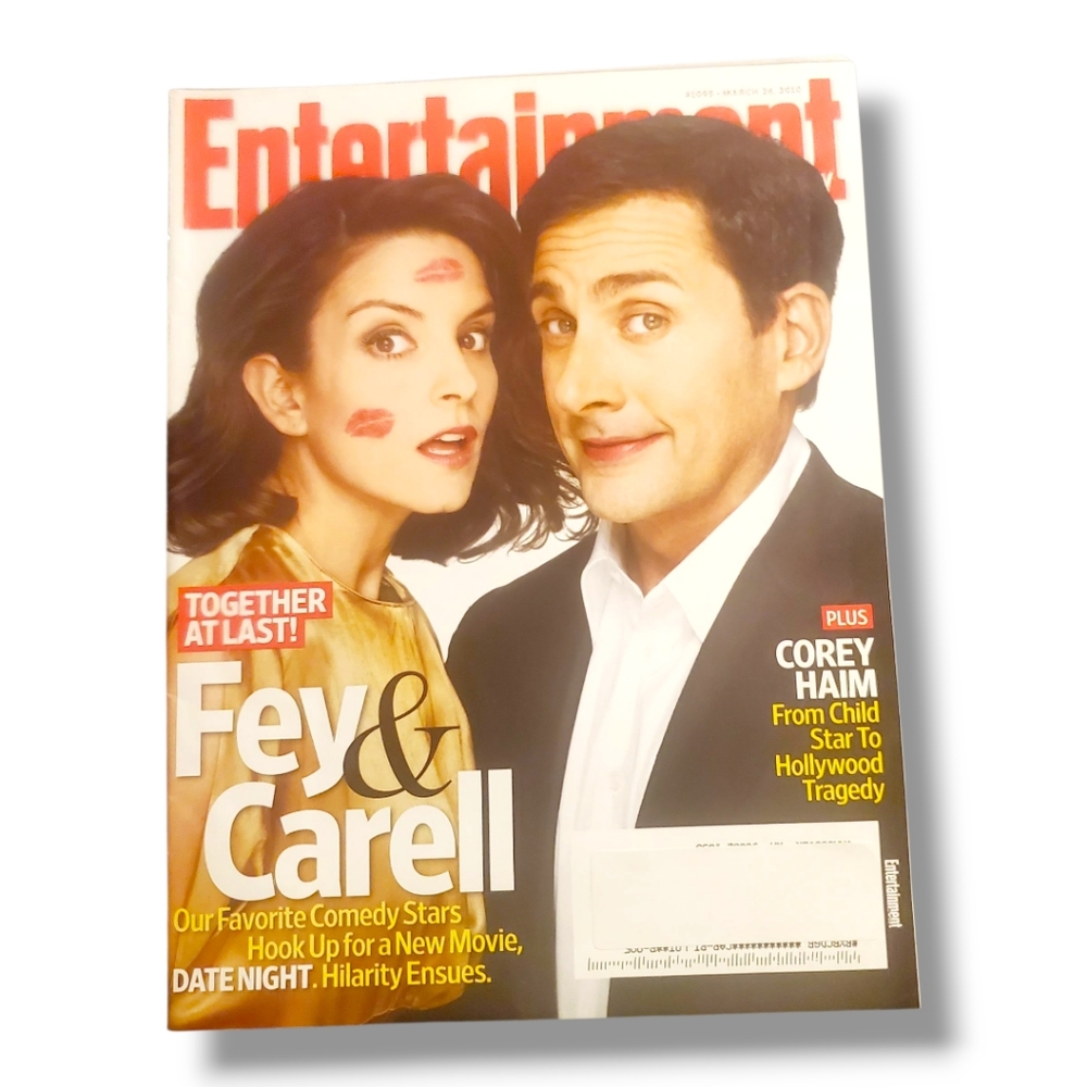 Entertainment Weekly March 26 2010 Date Night Tina Fey & Steve Carrell